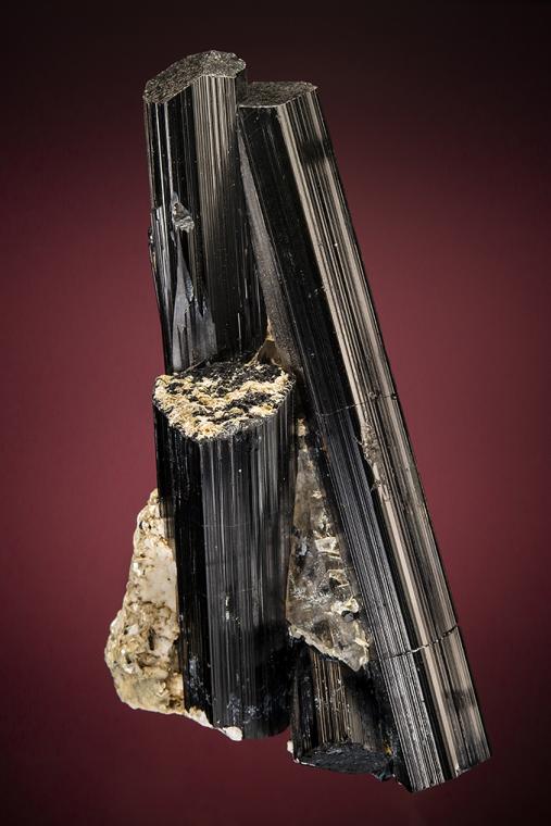 SCHORL with QUARTZ and MUSCOVITE